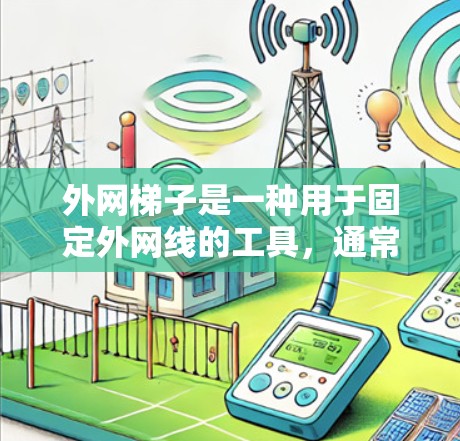 外网梯子是一种用于固定外网线的工具，通常用于建筑、工程或网线固定等领域。它通常由梯子和固定装置组成，例如固定点、线槽或固定环等。以下是关于外网梯子的使用方法和注意事项