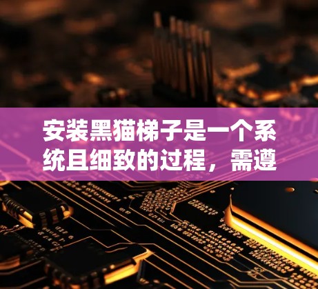 安装黑猫梯子是一个系统且细致的过程，需遵循以下步骤以确保设备和网线的稳固