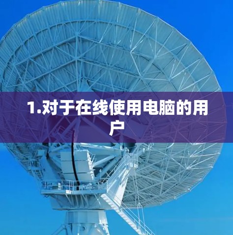 1.对于在线使用电脑的用户 1.对于在线使用电脑的用户