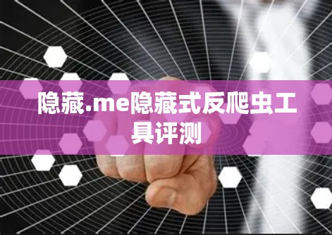 隐藏.me隐藏式反爬虫工具评测